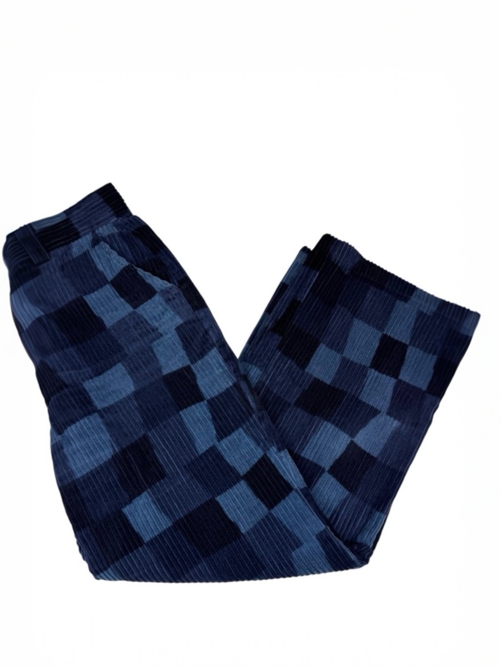 Stussy Blue Patchwork Corduroy Pants 5